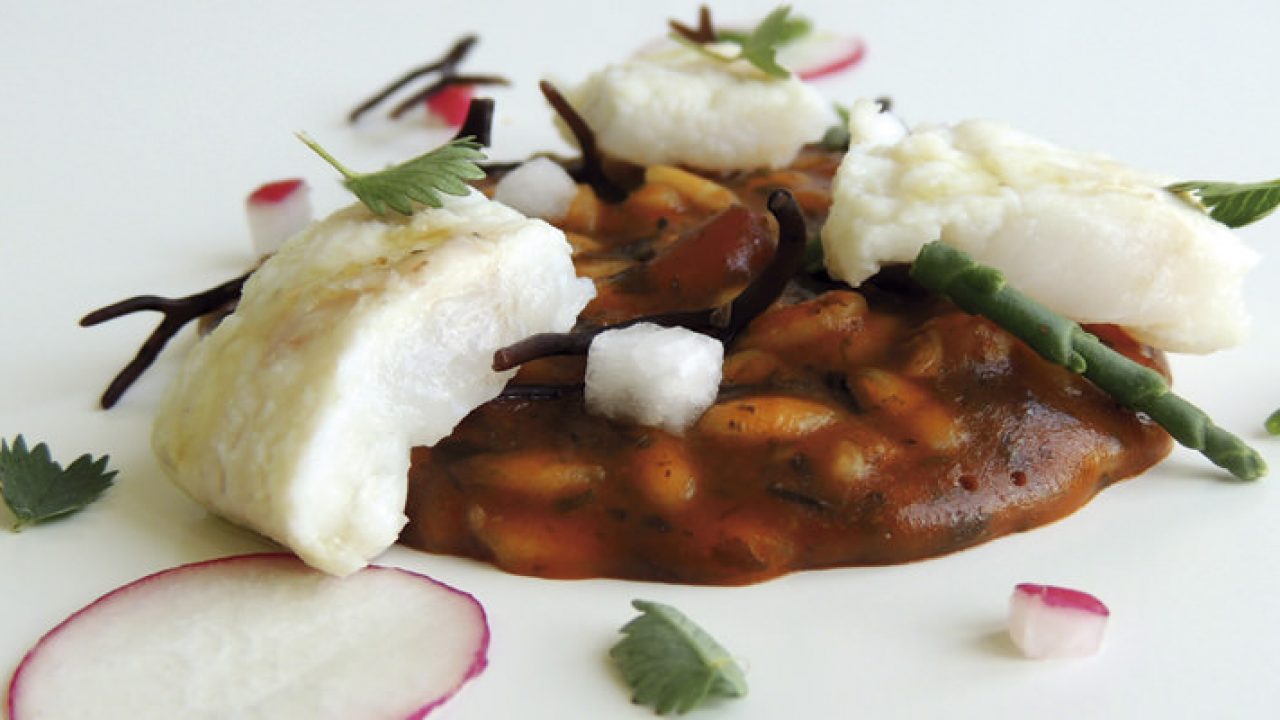 Arroz escabechado de algas y lenguado - Gastroactitud. Pasión por la comida