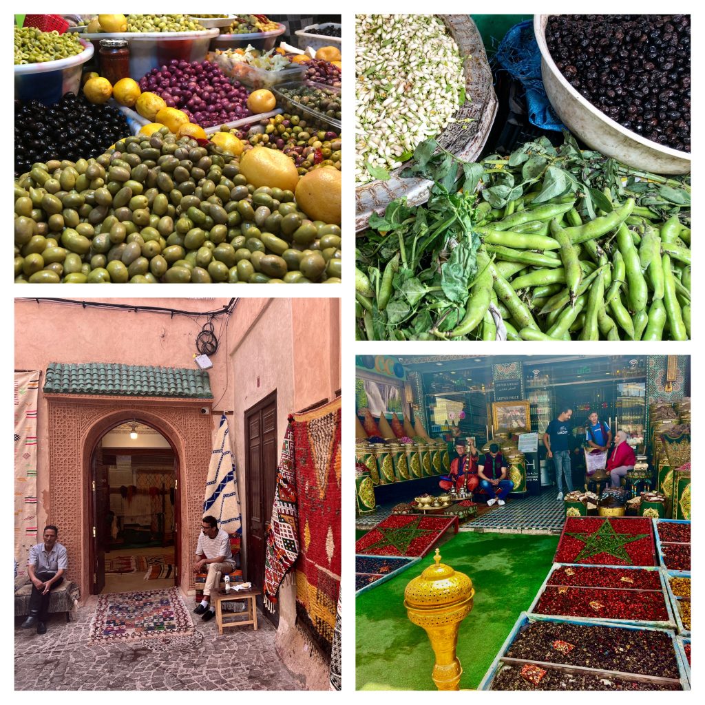 Marrakech restaurantes. comida marroquí