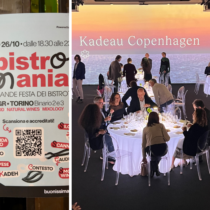 Buonissima Torino 2024. Kadeau restaurante invitado